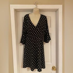 Pretty polka dot dress 2xl versatile sizing